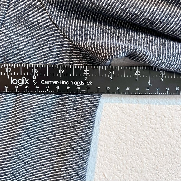 Christopher & Banks Women's Jacket Size Large Full Zip Blue Silver EUC - Picture 10 of 12